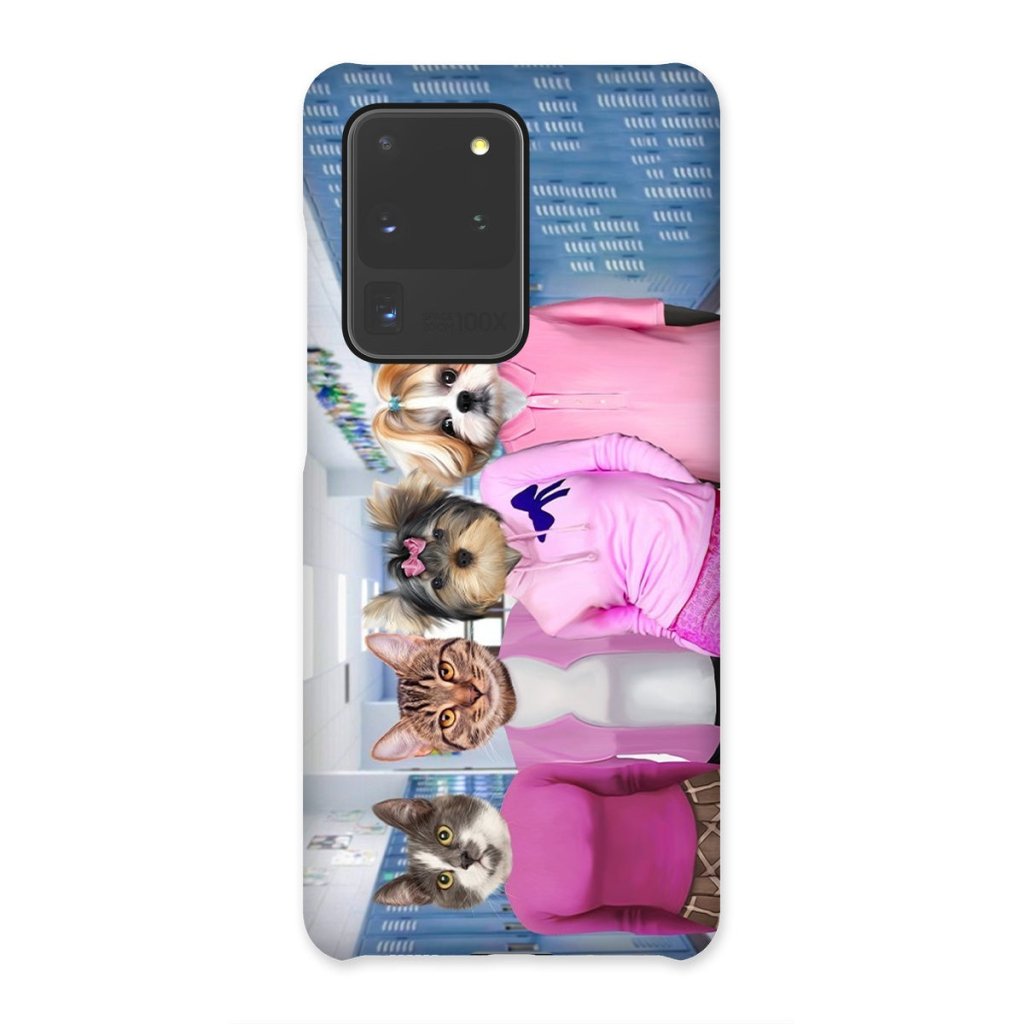 Pet Portraits | The 4 Mean Girls: Custom Pet Phone Case | Paw & Glory