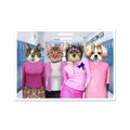 The 4 Mean Girls: Custom Pet Poster