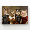 The 4 Nobles: Custom Pet Canvas