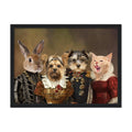 The 4 Nobles: Custom Pet Portrait