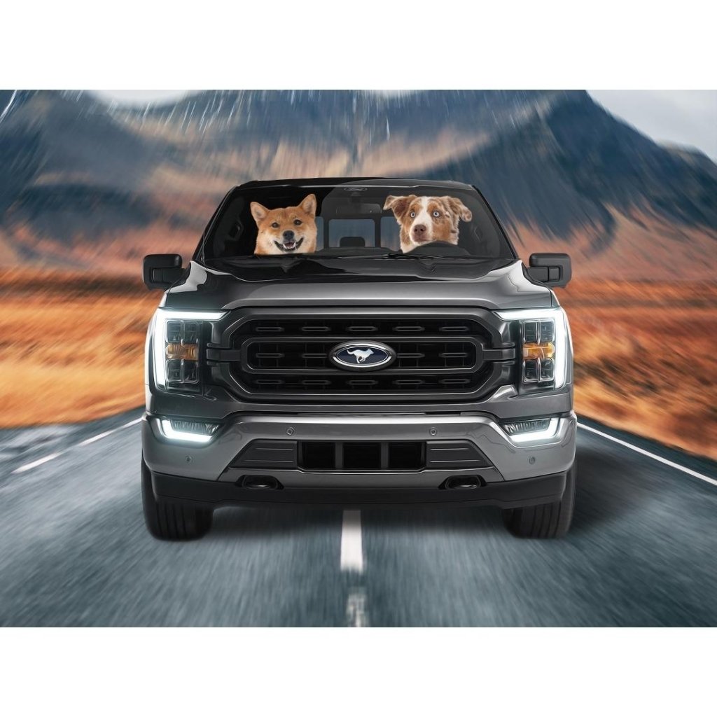 Pet Portraits | The 4x4 Big Truck: Custom Digital Download Pet Portrait | Paw & Glory