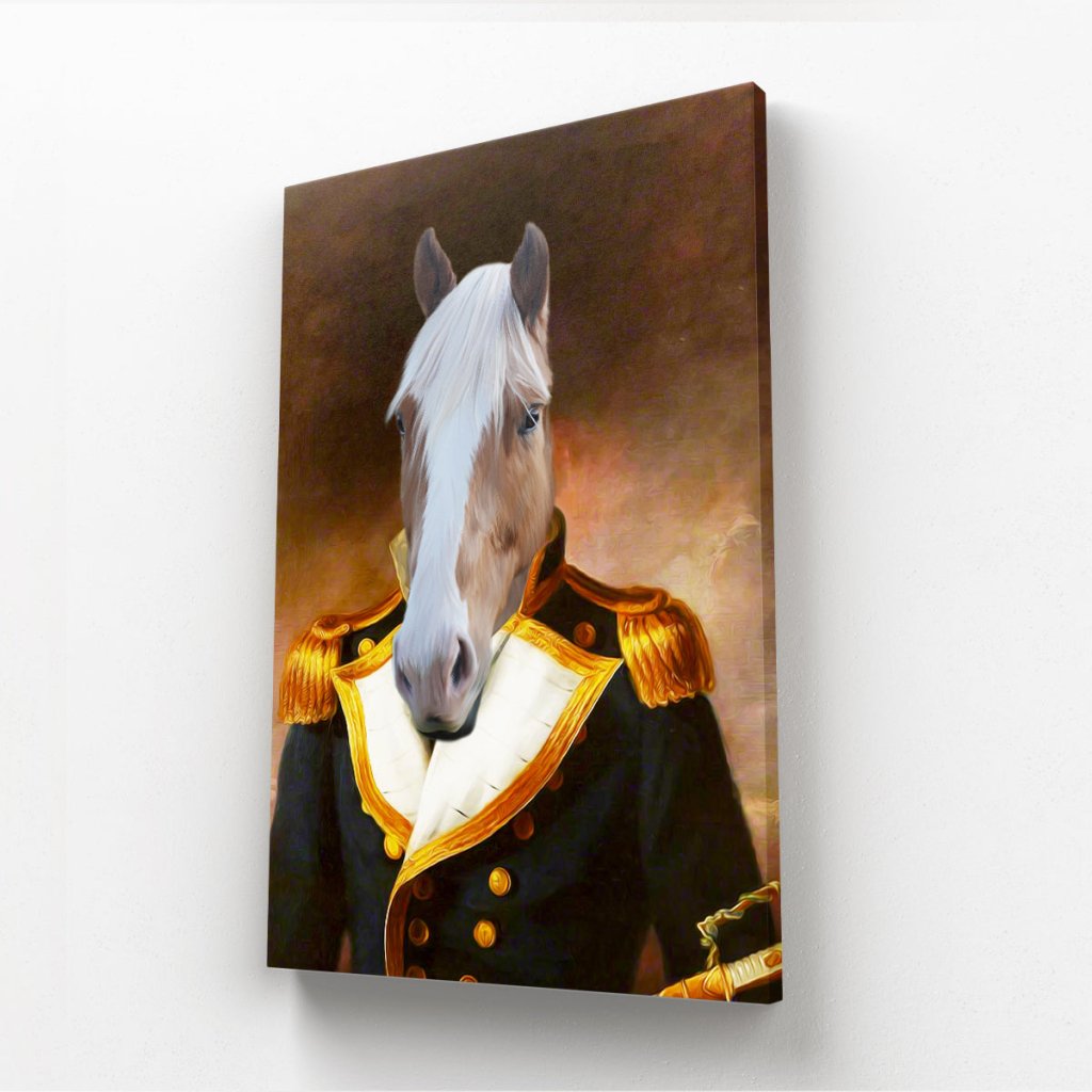 Pet Portraits | The Admiral: Animal Art Canvas | Paw & Glory