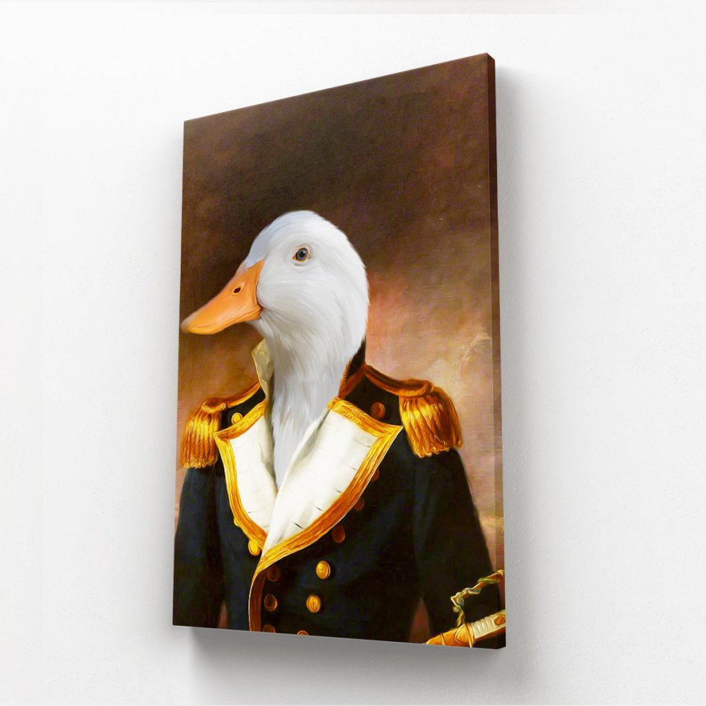 Pet Portraits | The Admiral: Animal Art Canvas | Paw & Glory