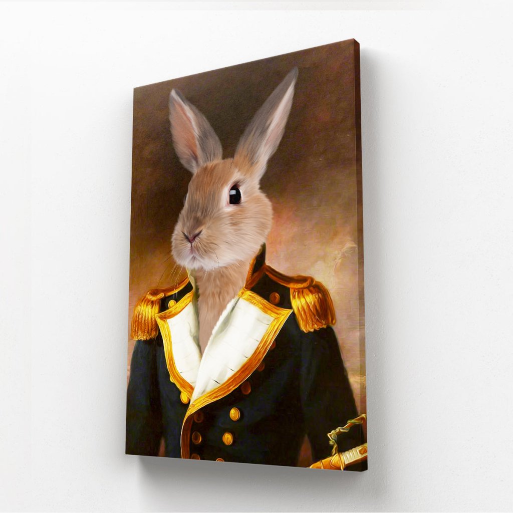 Pet Portraits | The Admiral: Animal Art Canvas | Paw & Glory