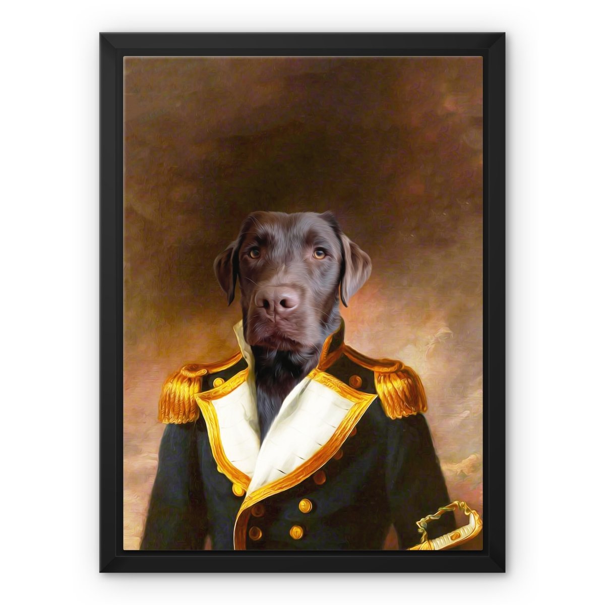 Pet Portraits | The Admiral: Custom Pet Canvas | Paw & Glory