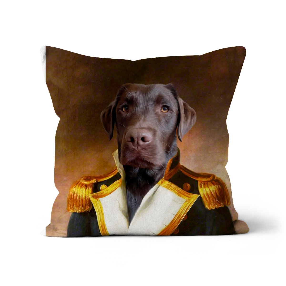 Pet Portraits | The Admiral: Custom Pet Pillow | Paw & Glory