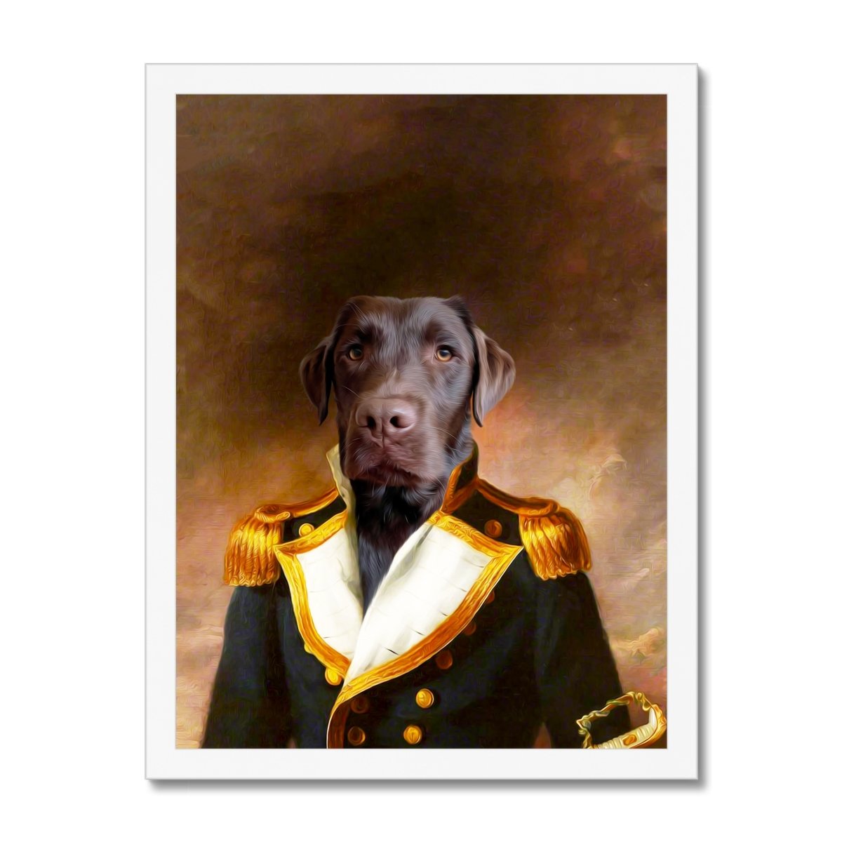 Pet Portraits | The Admiral: Custom Pet Portrait | Paw & Glory