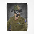 The Alpha Soldier: Custom Pet Blanket