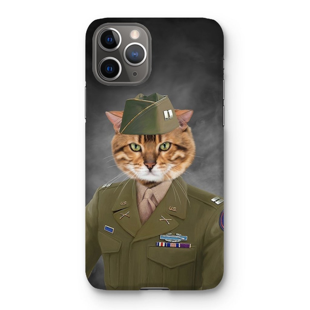 Pet Portraits | The Alpha Soldier: Custom Pet Phone Case | Paw & Glory