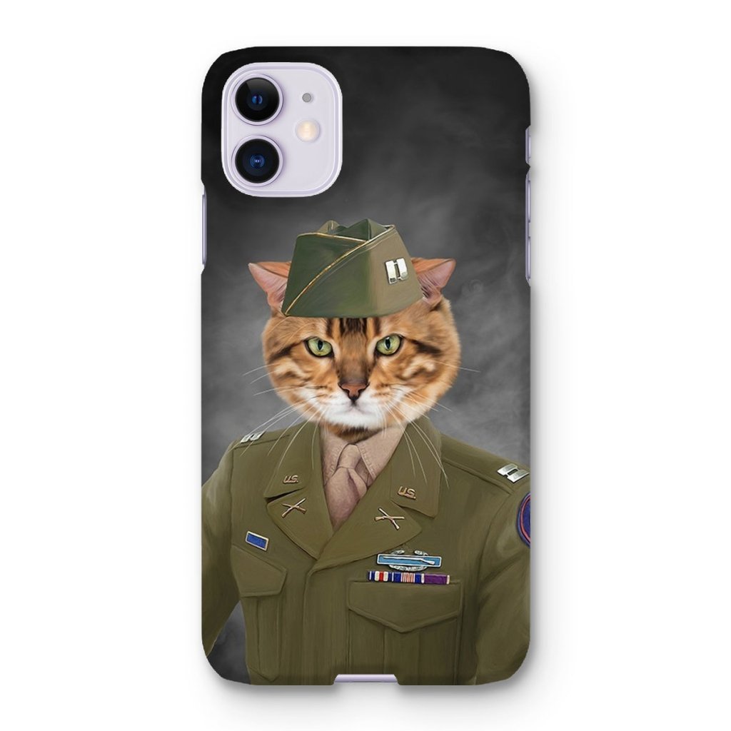 Pet Portraits | The Alpha Soldier: Custom Pet Phone Case | Paw & Glory