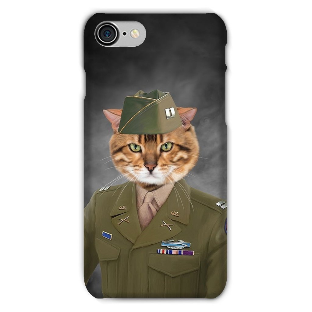 The Alpha Soldier: Custom Pet Phone Case - Paw & Glory - Dog Portraits - Pet Portraits