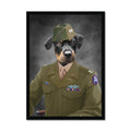 The Alpha Soldier: Custom Pet Portrait