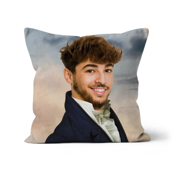 The Ambassador: Custom Hooman Pillow | royal pet portrait | Paw & Glory