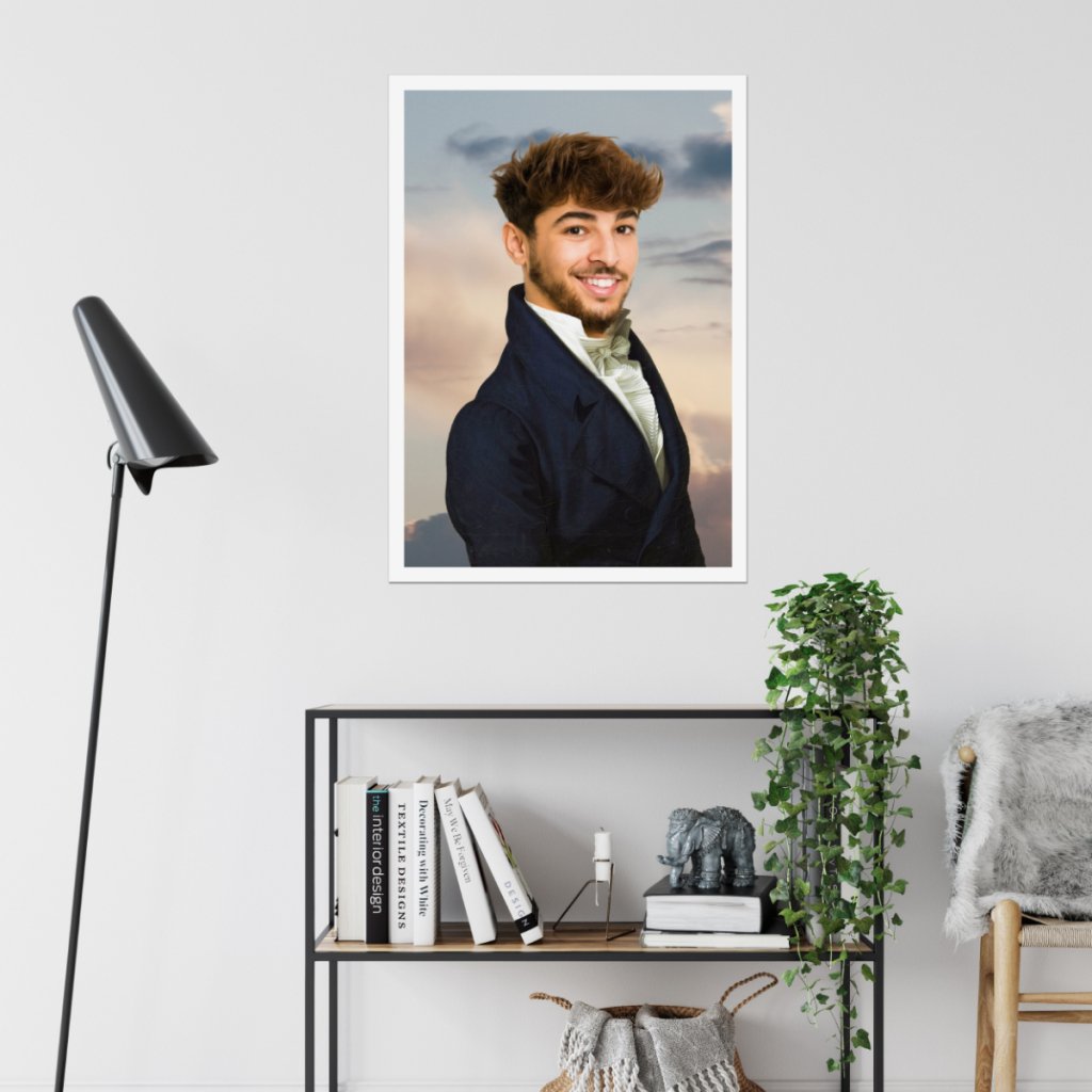 Pet Portraits | The Ambassador: Custom Hooman Poster | Paw & Glory