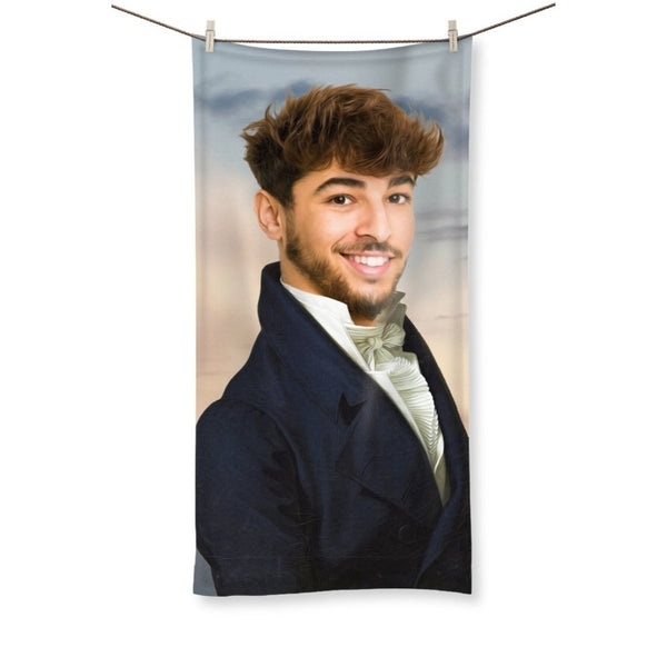 The Ambassador: Custom Hooman Towel | royal pet portrait | Paw & Glory