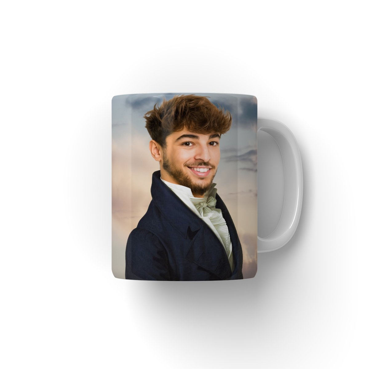 Pet Portraits | The Ambassador: Custom Male Mug | Paw & Glory