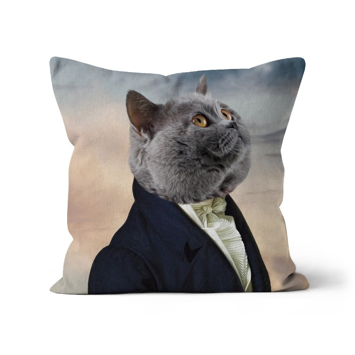 Pet Portraits | The Ambassador: Custom Pet Pillow | Paw & Glory