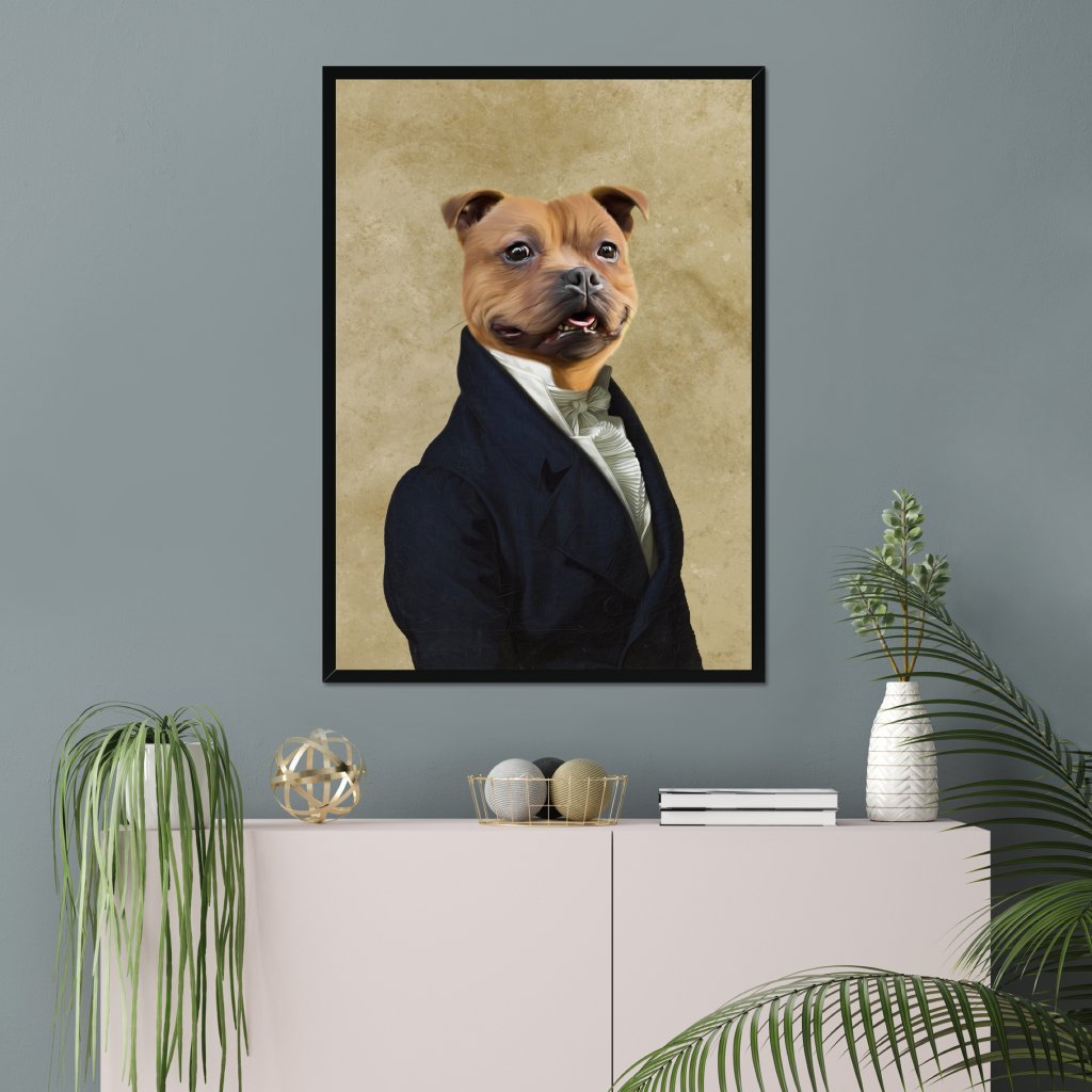 Pet Portraits | The Ambassador: Custom Pet Portrait | Paw & Glory