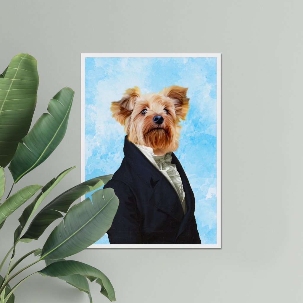 Pet Portraits | The Ambassador: Custom Pet Portrait | Paw & Glory