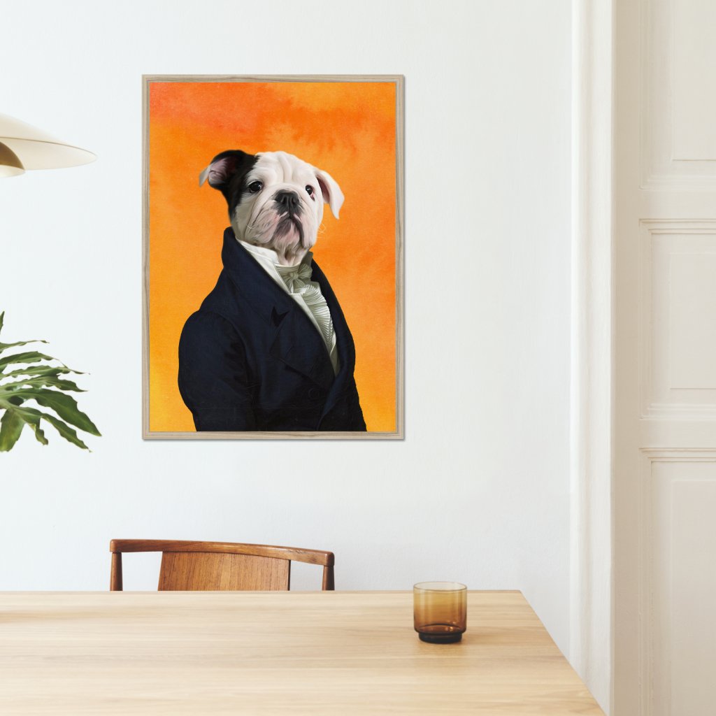 Pet Portraits | The Ambassador: Custom Pet Portrait | Paw & Glory