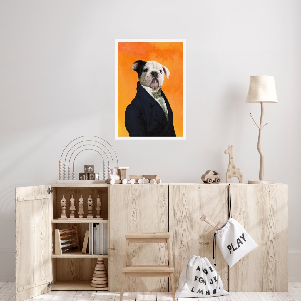 Pet Portraits | The Ambassador: Custom Pet Poster | Paw & Glory