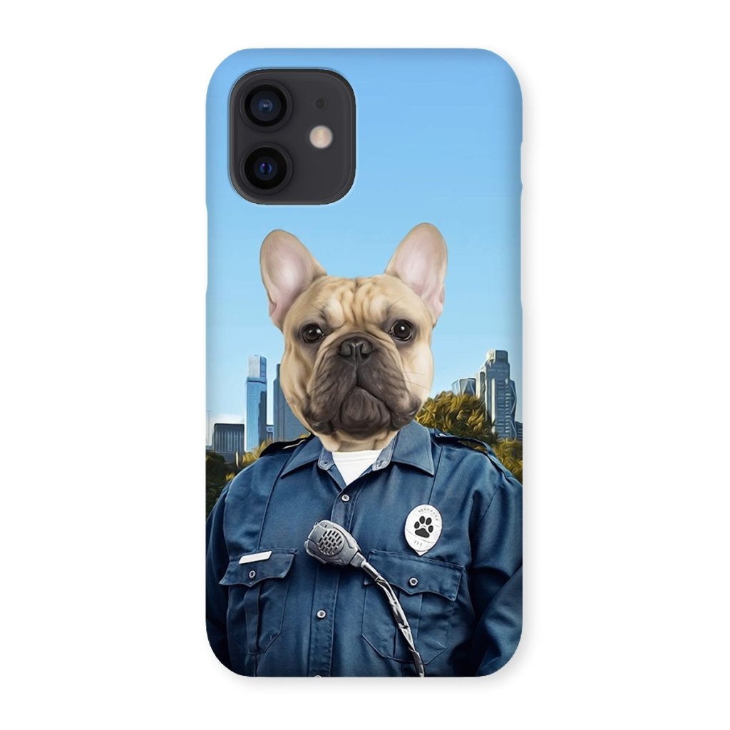 Pet Portraits | The American Cop: Custom Pet Phone Case | Paw & Glory