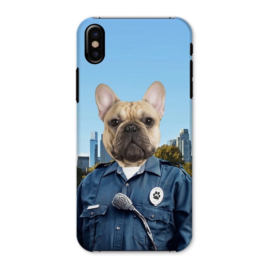 Pet Portraits | The American Cop: Custom Pet Phone Case | Paw & Glory