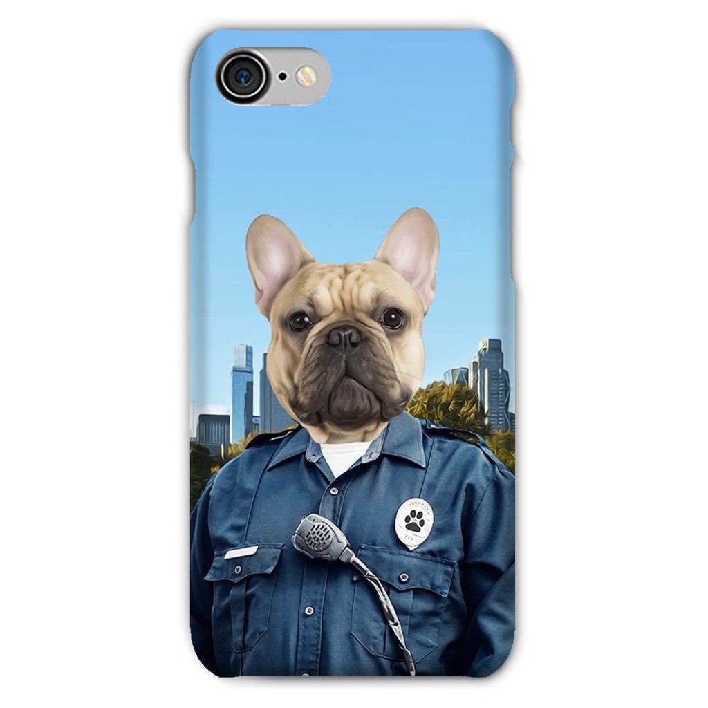 Pet Portraits | The American Cop: Custom Pet Phone Case | Paw & Glory