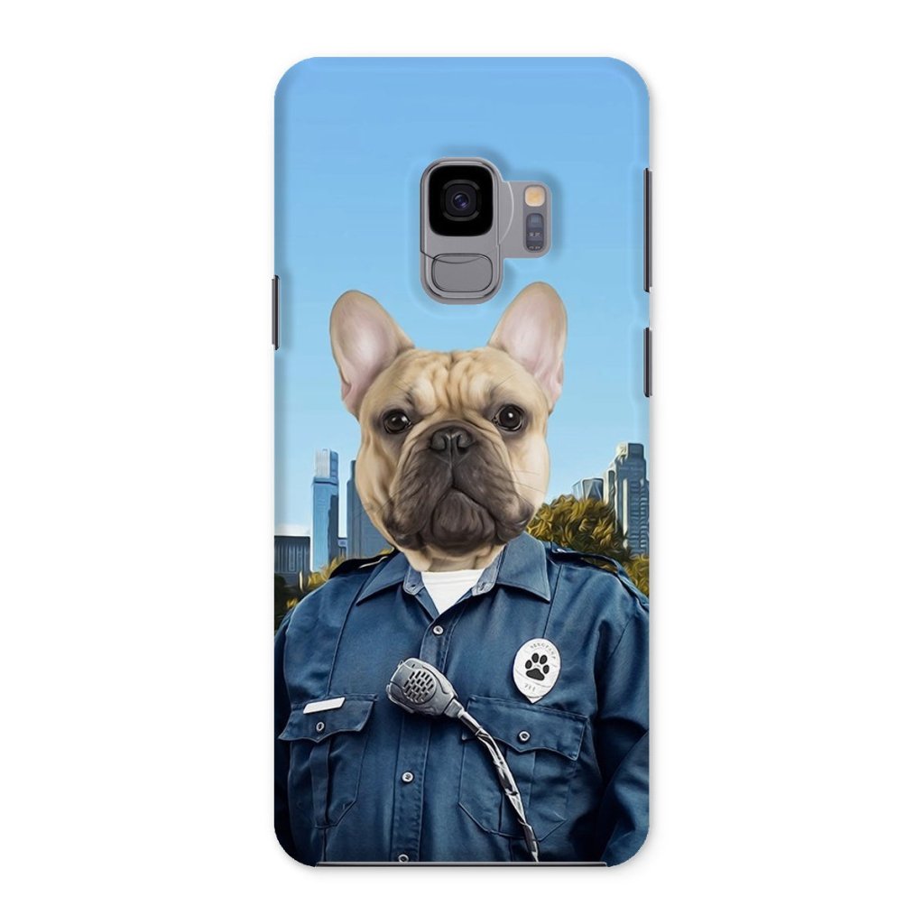 The American Cop: Custom Pet Phone Case - Paw & Glory - Dog Portraits - Pet Portraits