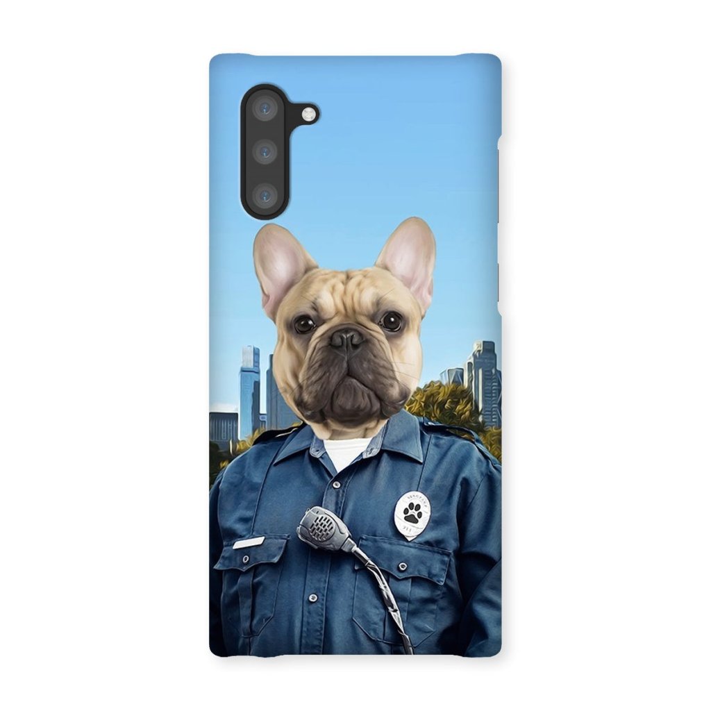 The American Cop: Custom Pet Phone Case - Paw & Glory - Dog Portraits - Pet Portraits