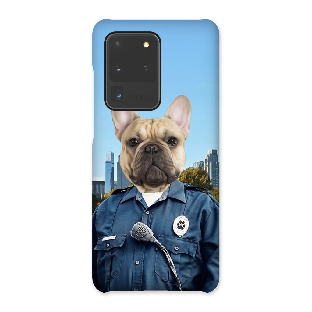 Pet Portraits | The American Cop: Custom Pet Phone Case | Paw & Glory