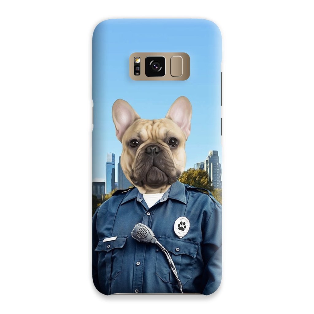 Pet Portraits | The American Cop: Custom Pet Phone Case | Paw & Glory