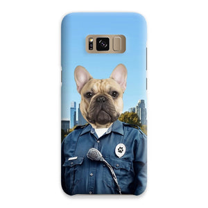 The American Cop: Custom Pet Phone Case - Paw & Glory - Dog Portraits - Pet Portraits