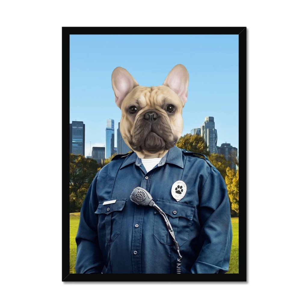 Pet Portraits | The American Cop: Custom Pet Portrait | Paw & Glory