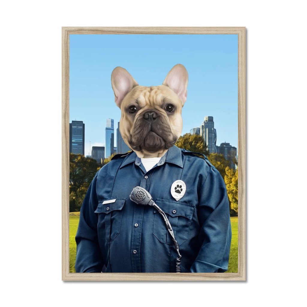 Pet Portraits | The American Cop: Custom Pet Portrait | Paw & Glory