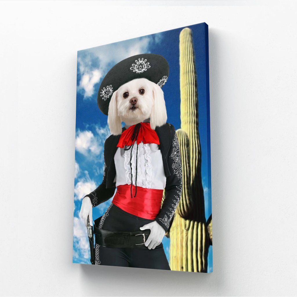 Pet Portraits | The Amiga: Custom Pet Canvas | Paw & Glory