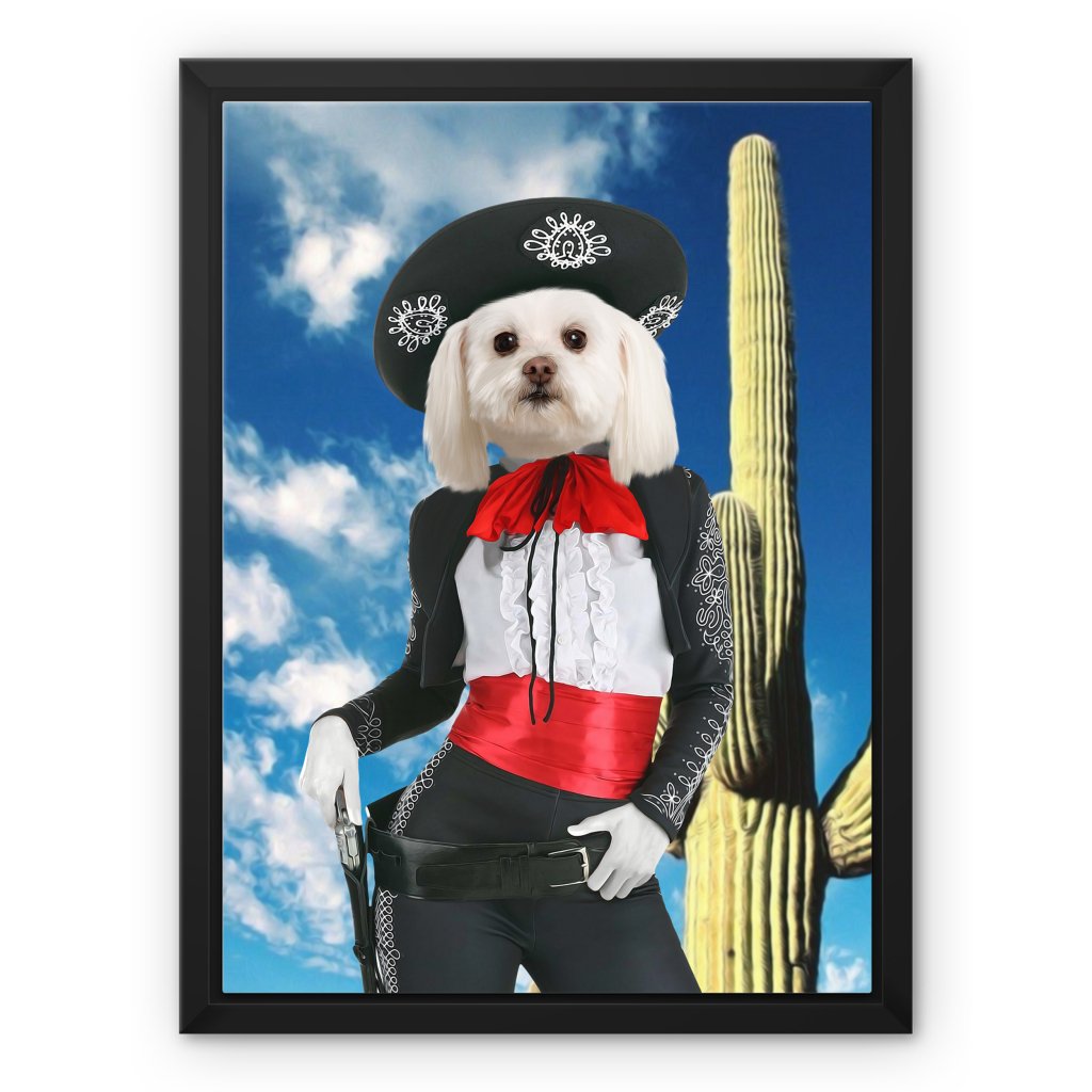 Pet Portraits | The Amiga: Custom Pet Canvas | Paw & Glory