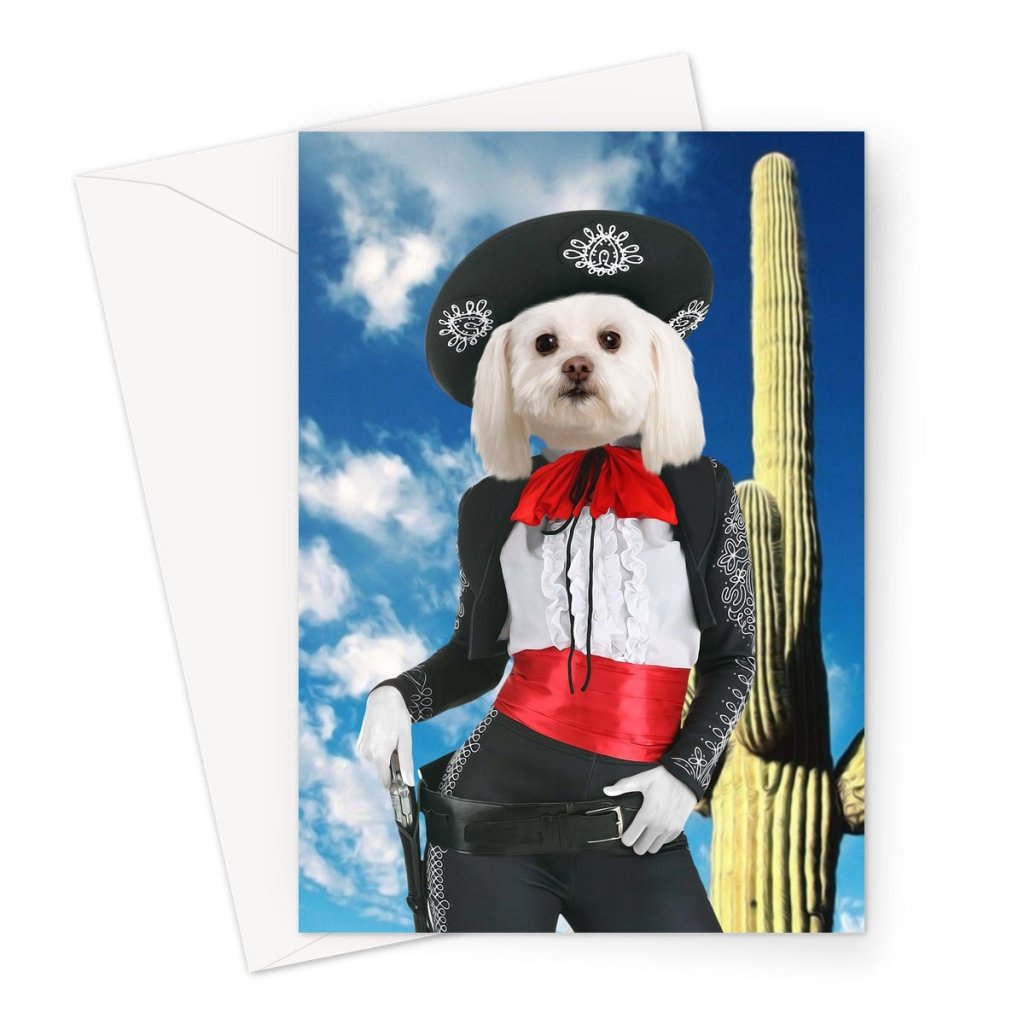 Pet Portraits | The Amiga: Custom Pet Greeting Card | Paw & Glory