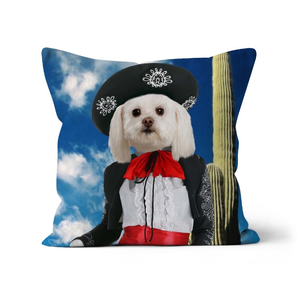 Pet Portraits | The Amiga: Custom Pet Pillow | Paw & Glory