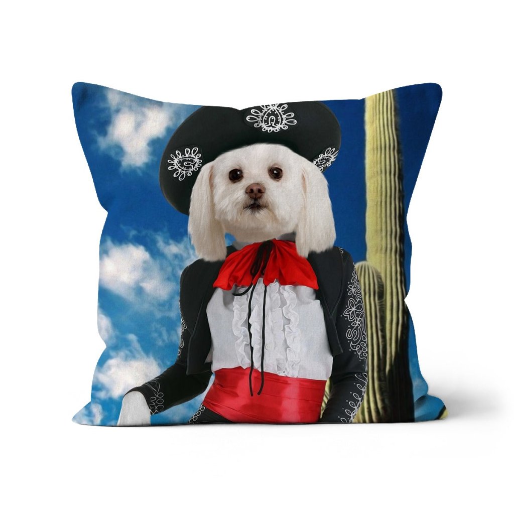 Pet Portraits | The Amiga: Custom Pet Pillow | Paw & Glory