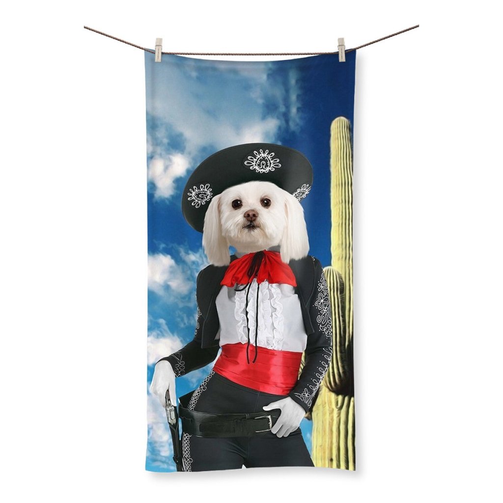 Pet Portraits | The Amiga: Custom Pet Towel | Paw & Glory