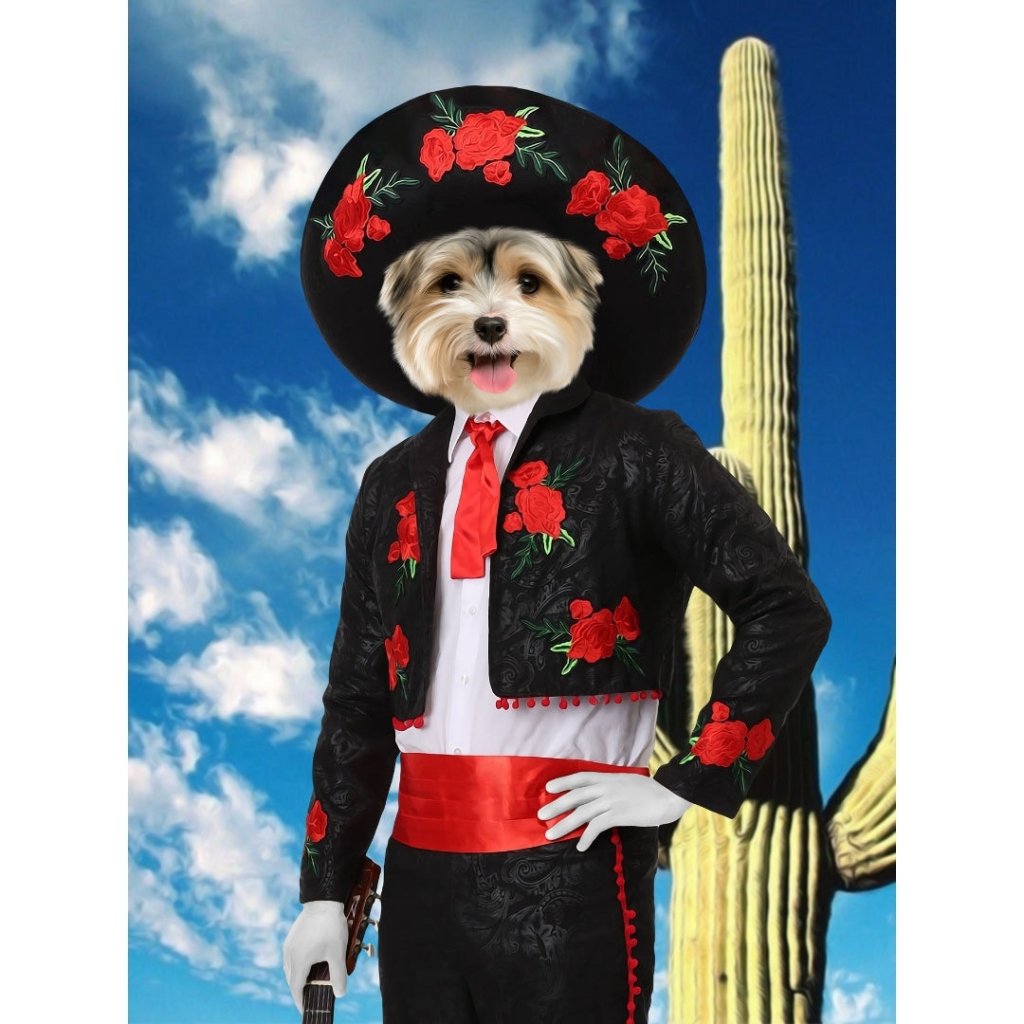 The Amigo: Custom Digital Download Pet Portrait - Paw & Glory - Dog Portraits - Pet Portraits