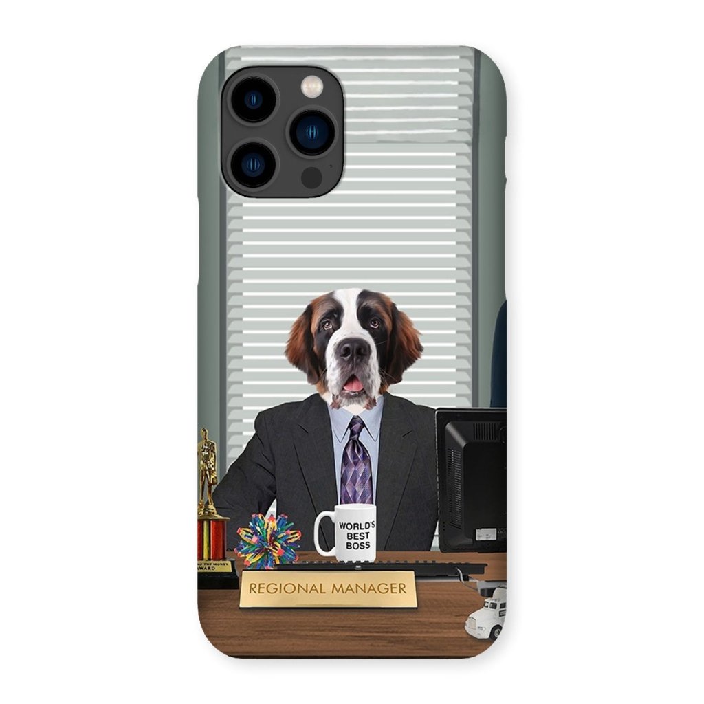 The Andy (The Office USA Inspired): Custom Pet Phone Case - Paw & Glory - Dog Portraits - Pet Portraits