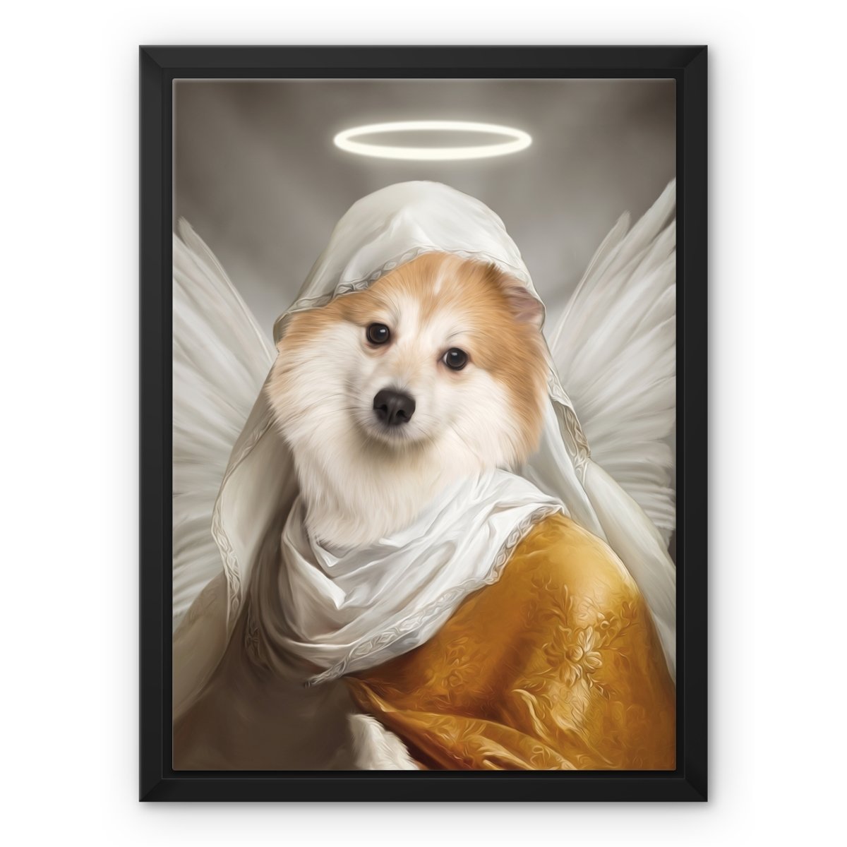 Pet Portraits | The Angel: Custom Pet Canvas | Paw & Glory