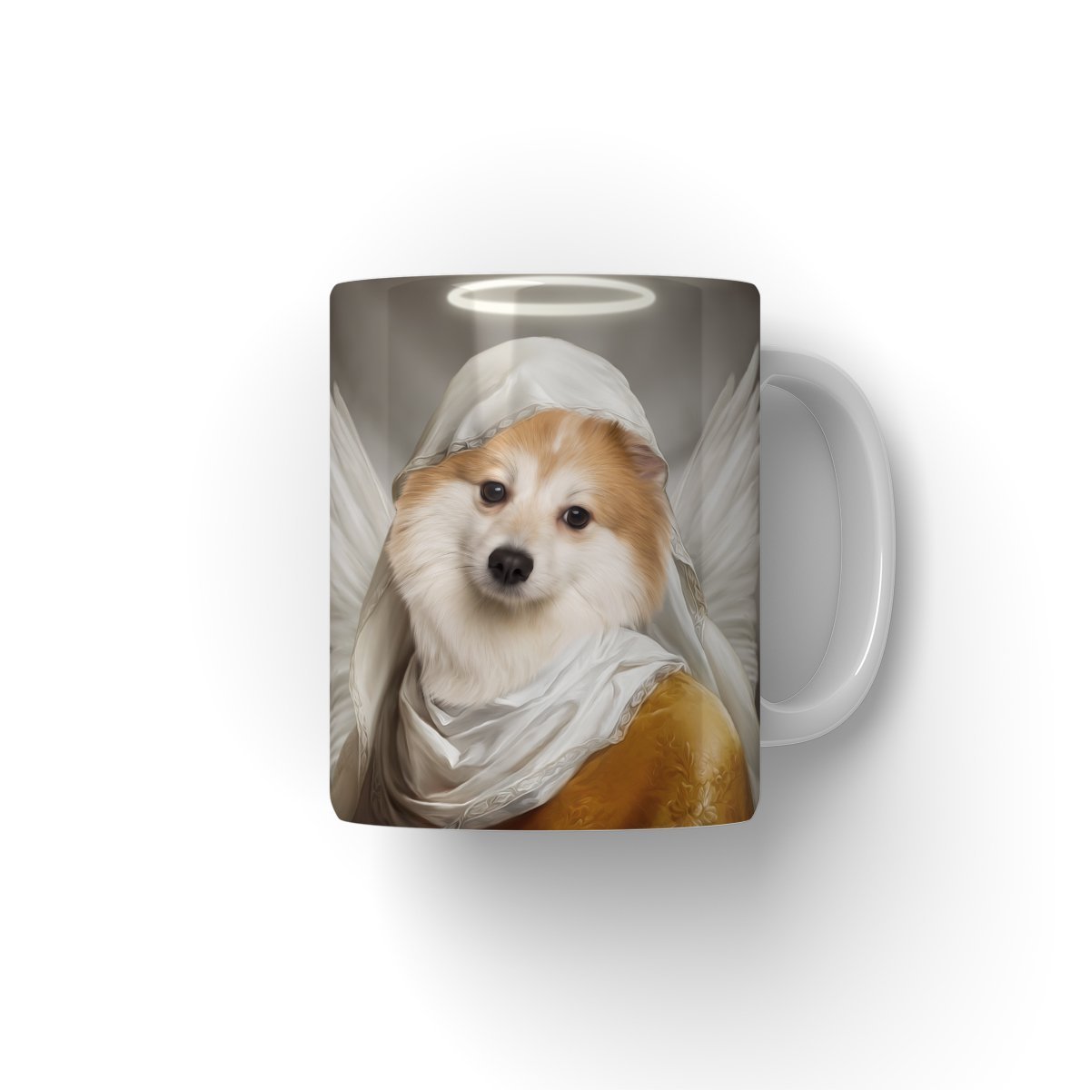 Pet Portraits | The Angel: Custom Pet Coffee Mug | Paw & Glory