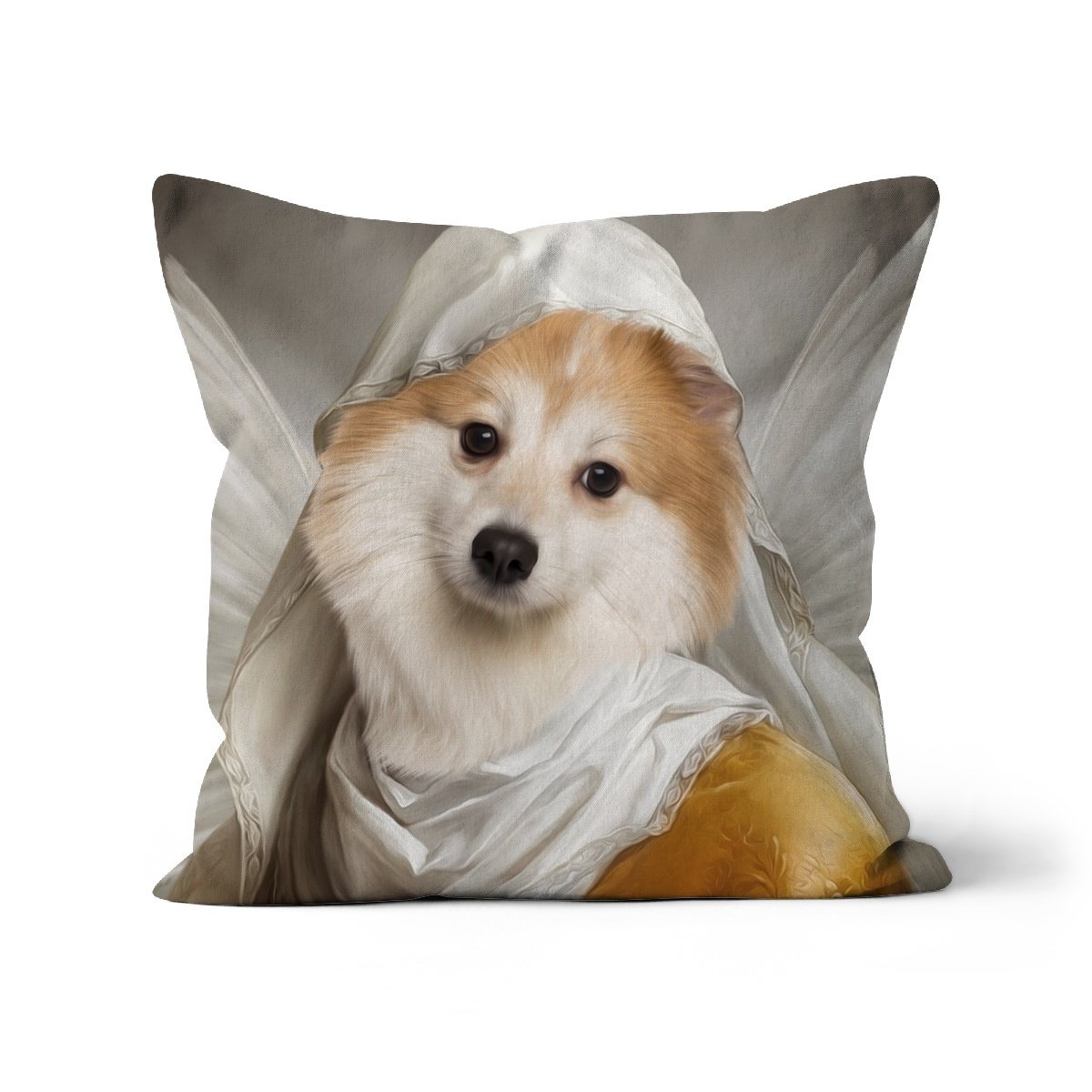 Pet Portraits | The Angel: Custom Pet Pillow | Paw & Glory