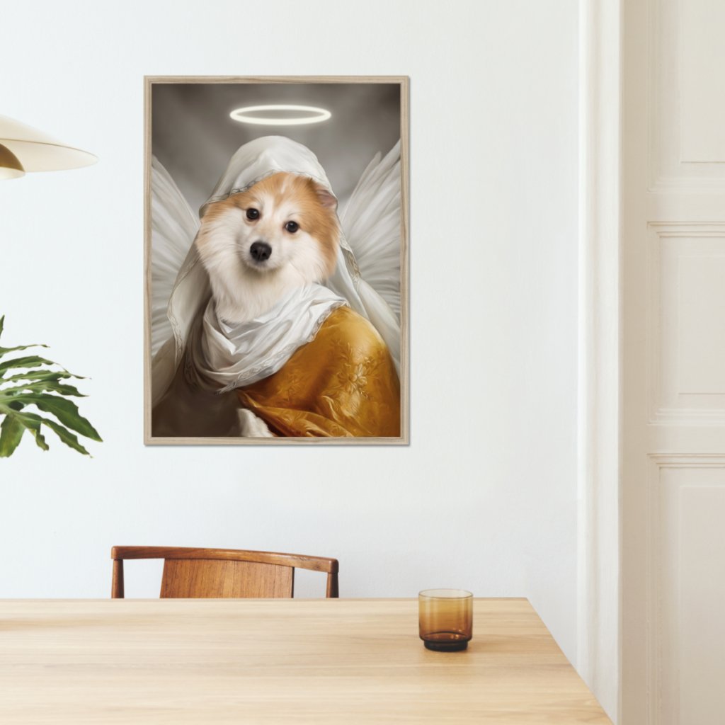 Pet Portraits | The Angel: Custom Pet Portrait | Paw & Glory