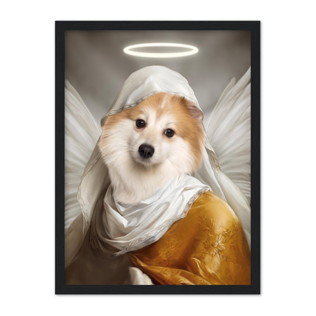 Pet Portraits | The Angel: Custom Pet Portrait | Paw & Glory