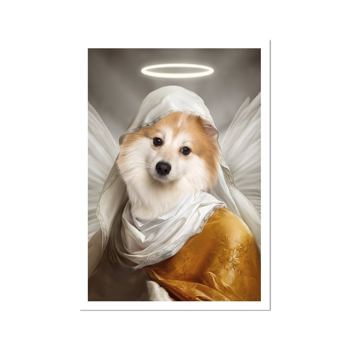Pet Portraits | The Angel: Custom Pet Poster | Paw & Glory
