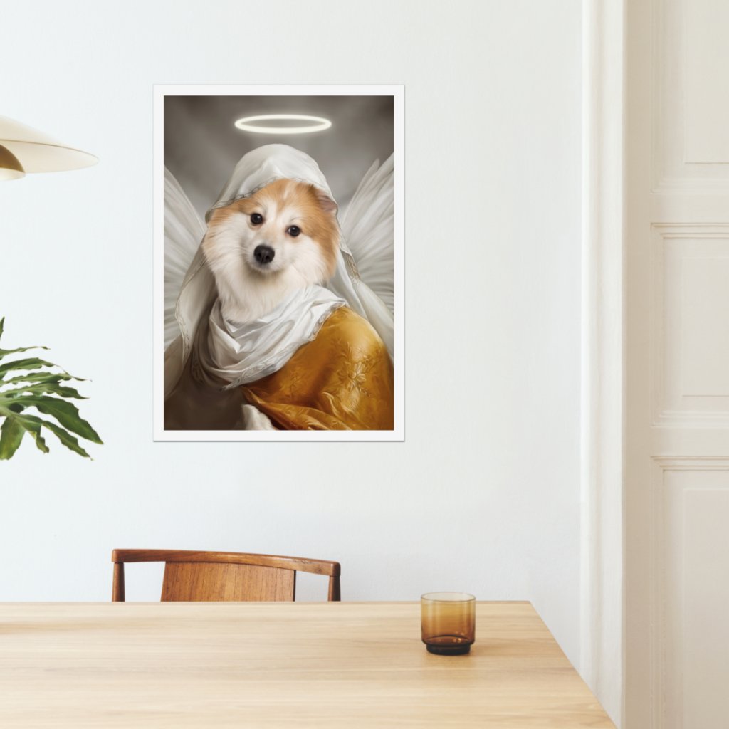 Pet Portraits | The Angel: Custom Pet Poster | Paw & Glory